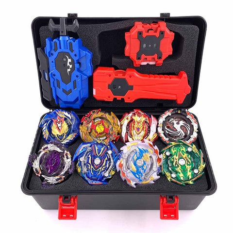 Tops Set Launchers Beyblade Toys Toupie Metal God Burst Spinning Top Bey Blade Blades Toy bay blade bables 4862310